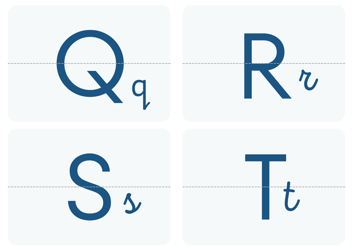 Frise lettres de l'alphabet