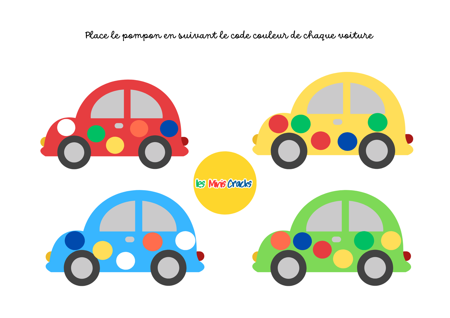 Les voitures colorées