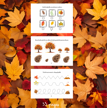 Livret :  l'automne - de 3 à 6 ans