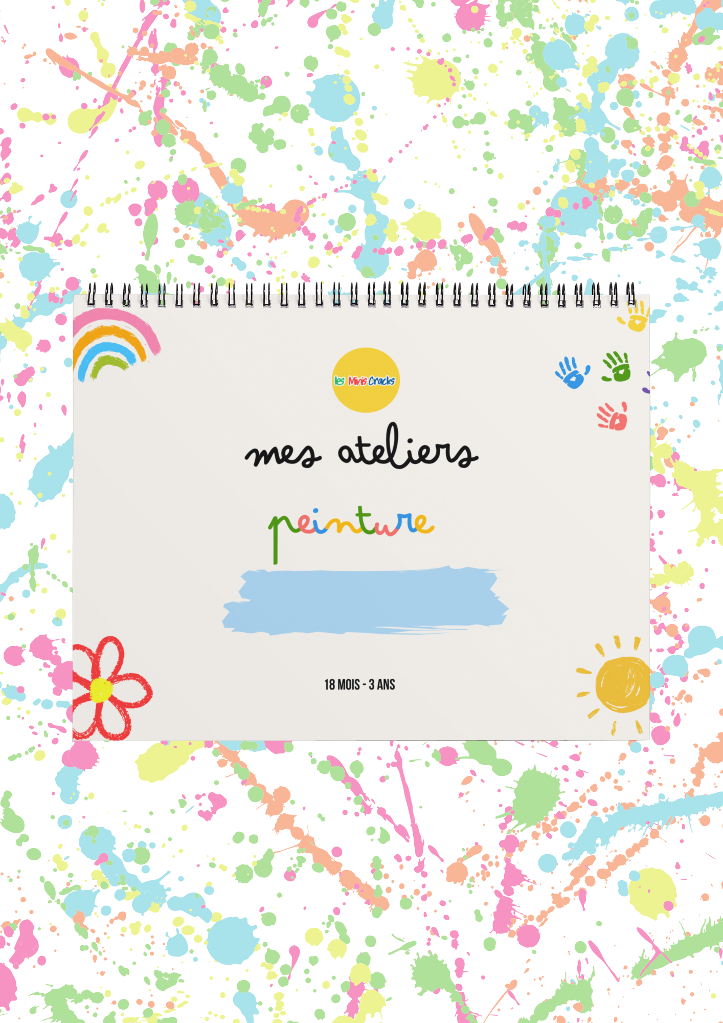 Mes ateliers : Peinture - dès 18 mois - 3 ans