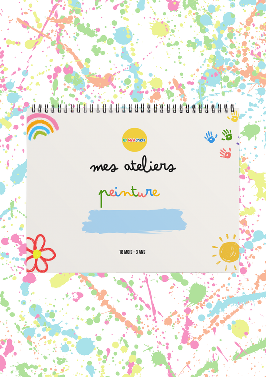 Mes ateliers : Peinture - dès 18 mois - 3 ans