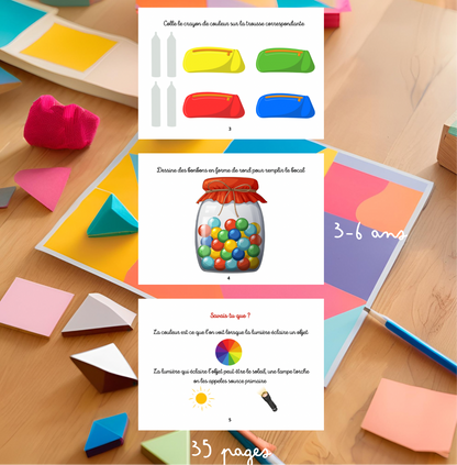 Livret : les formes et couleurs dès 3 ans