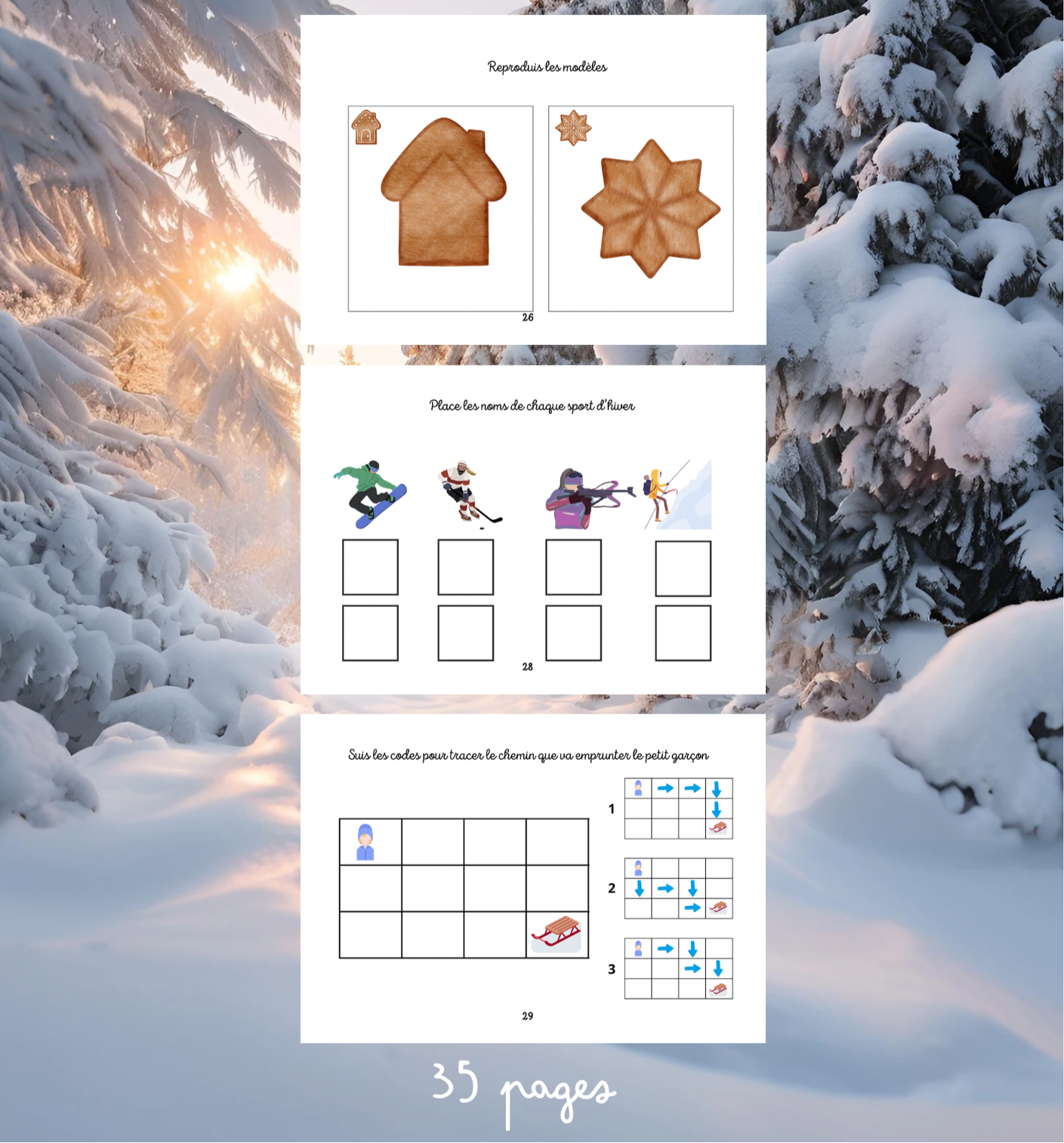 Booklet: Winter 3-6 years old